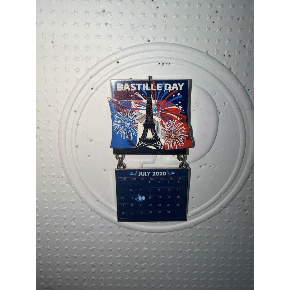 Busch Gardens Bastille Day July 2020 Calendar Pin Limited Edition/LE